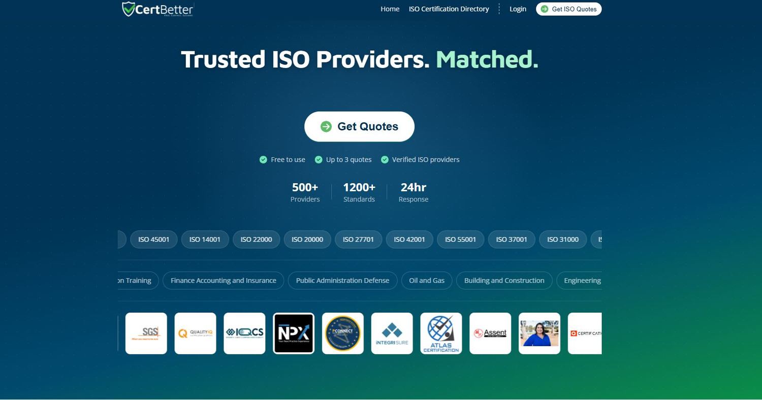 CertBetter platform after the rebuild