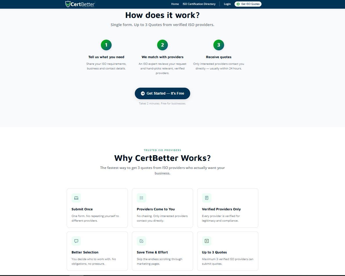 CertBetter platform